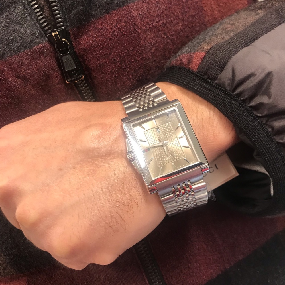 Men watch